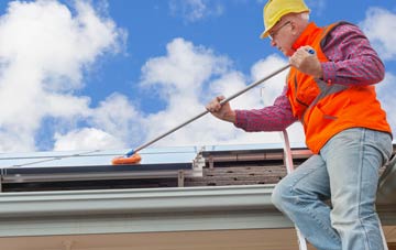 Landscove soft wash roof cleaning